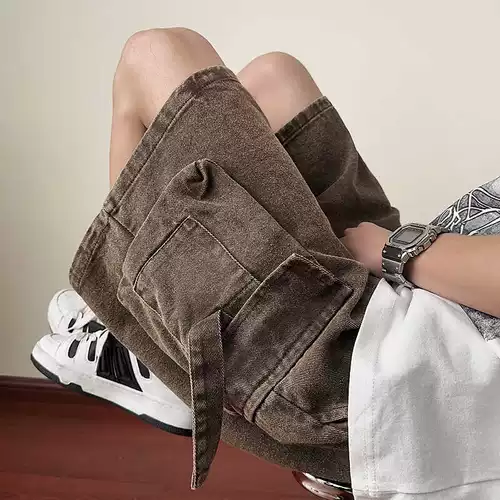 Летние шорты, хлопковые штаны для отдыха, в американском стиле