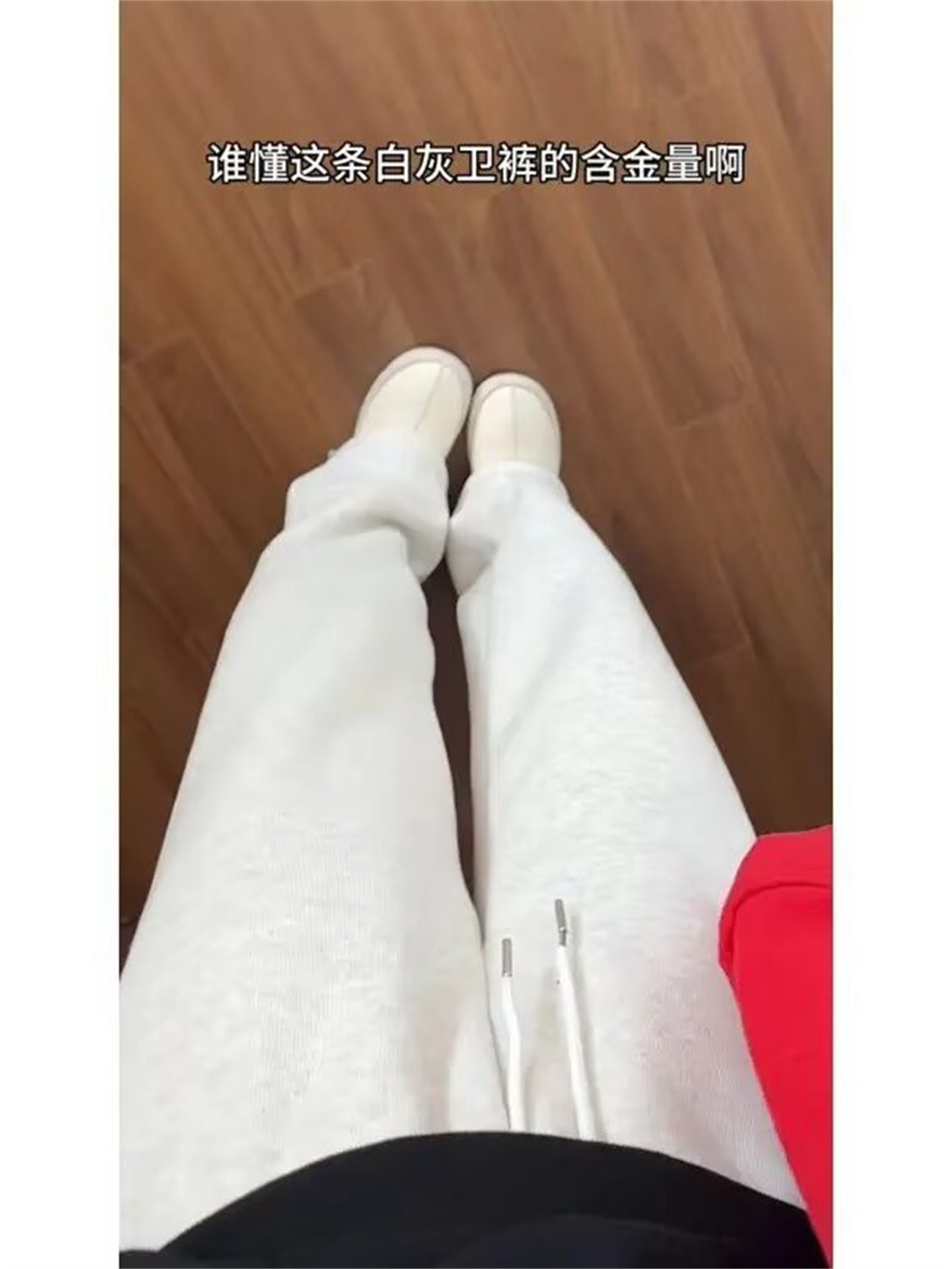 Men's Lamb Wool Sweatpants for Autumn and Winter, Thickened for Warmth, with a Drapey, Relaxed, Casual Style, Loose Wide-Leg Fleece-Lined Joggers