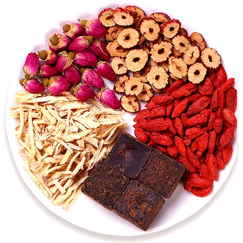 Коричневый сахар имбирный чай тетя Лонга Красная Даты и Волфберри отделяют маленькую упаковку имбирь коричневый сахар имбирь джиндский чай официальный флагманский магазин