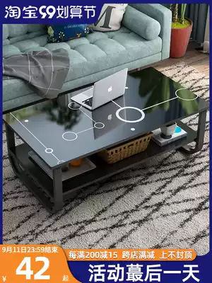 Simple modern small household tea table simple home tea table imitation marble living room side few small table