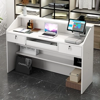 Барная касса, маленькая прилавка, простой экономичный кассовый стол со шкафом, стойка регистрации магазина одежды