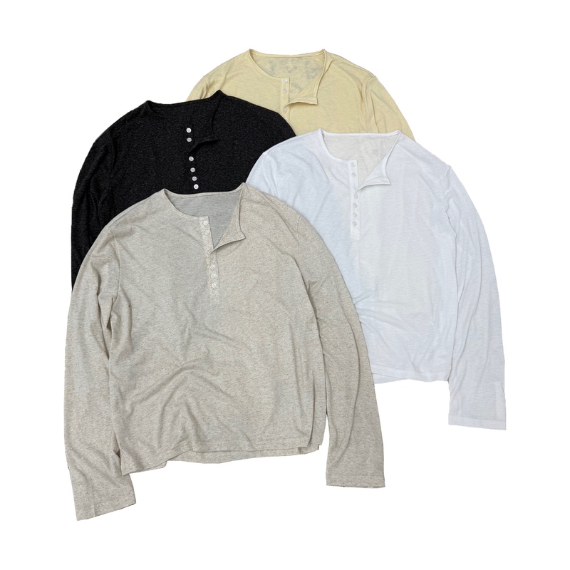 Manuscript Buttoned Snowflake Cotton Blouse, Linen Blend, Drapey, Breathable, Relaxed Summer Top T-Shirt