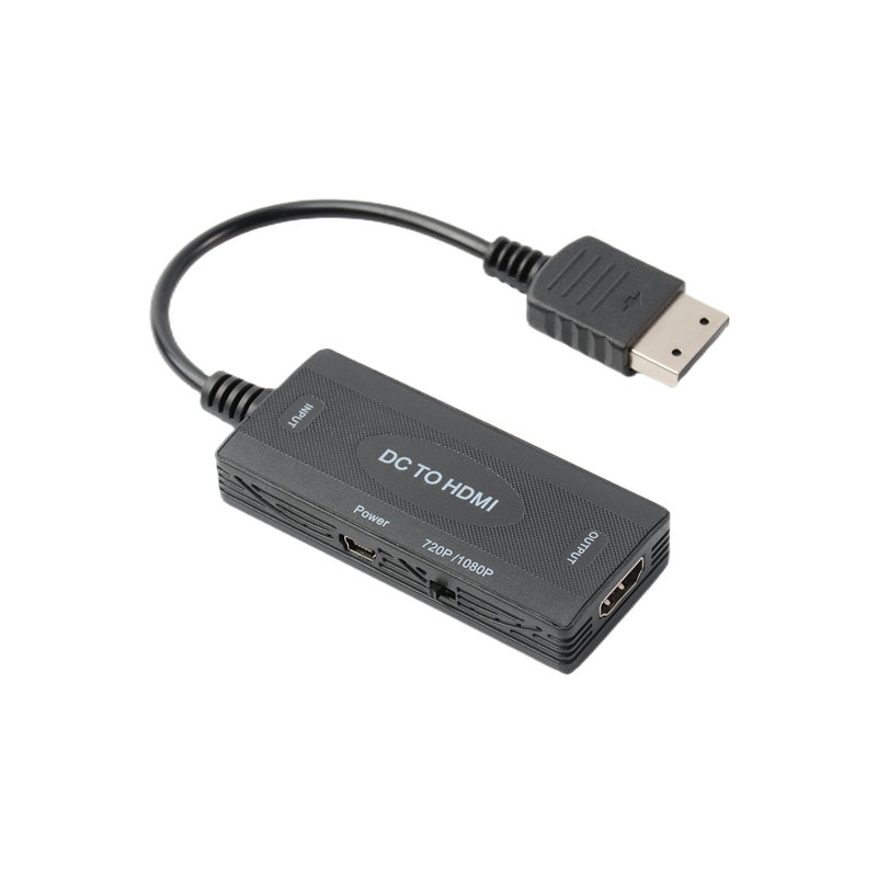 Game console DC interface to HDMI HD with audio and video transfer wiring set-top box DC signal display 1080P