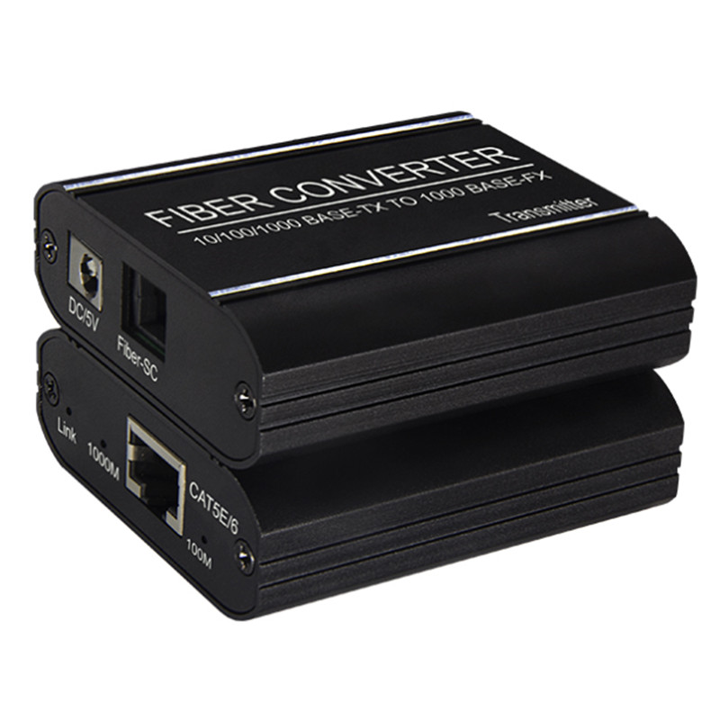 Fiber Optic Extender Fiber Transmitter Fiber Receiver 1100 trillion RJ45 Mesh Switch Fiber Transceiver