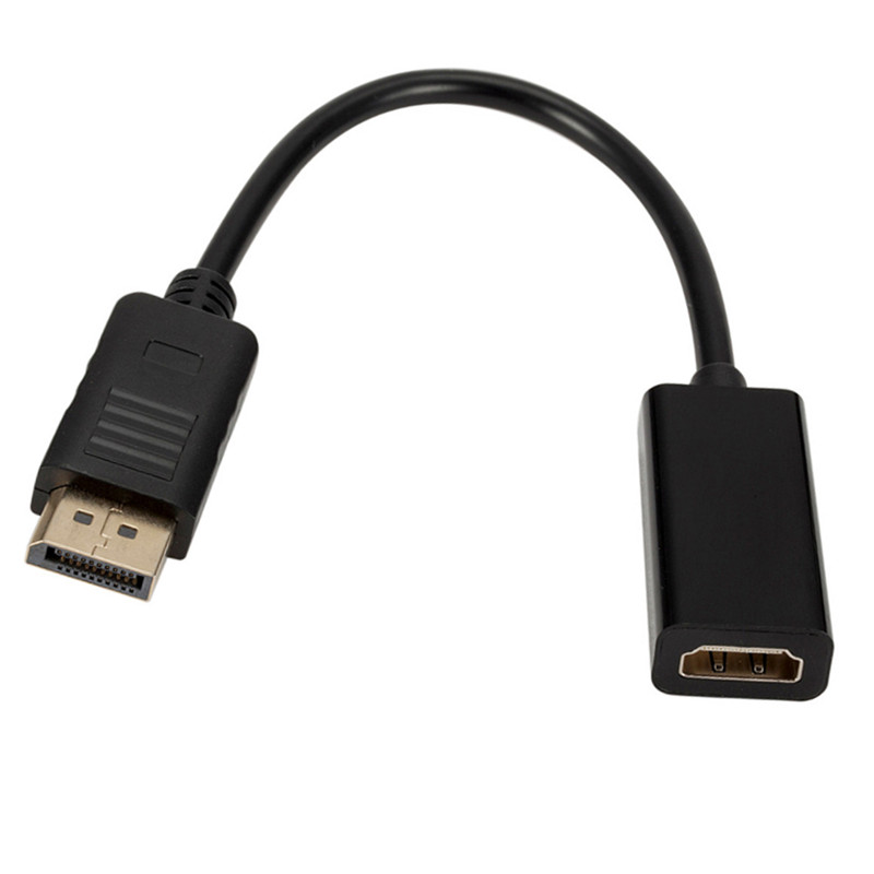 Big dp to hdmi converter dp to hdmi adapter cable 1080P computer displayport to hdmi