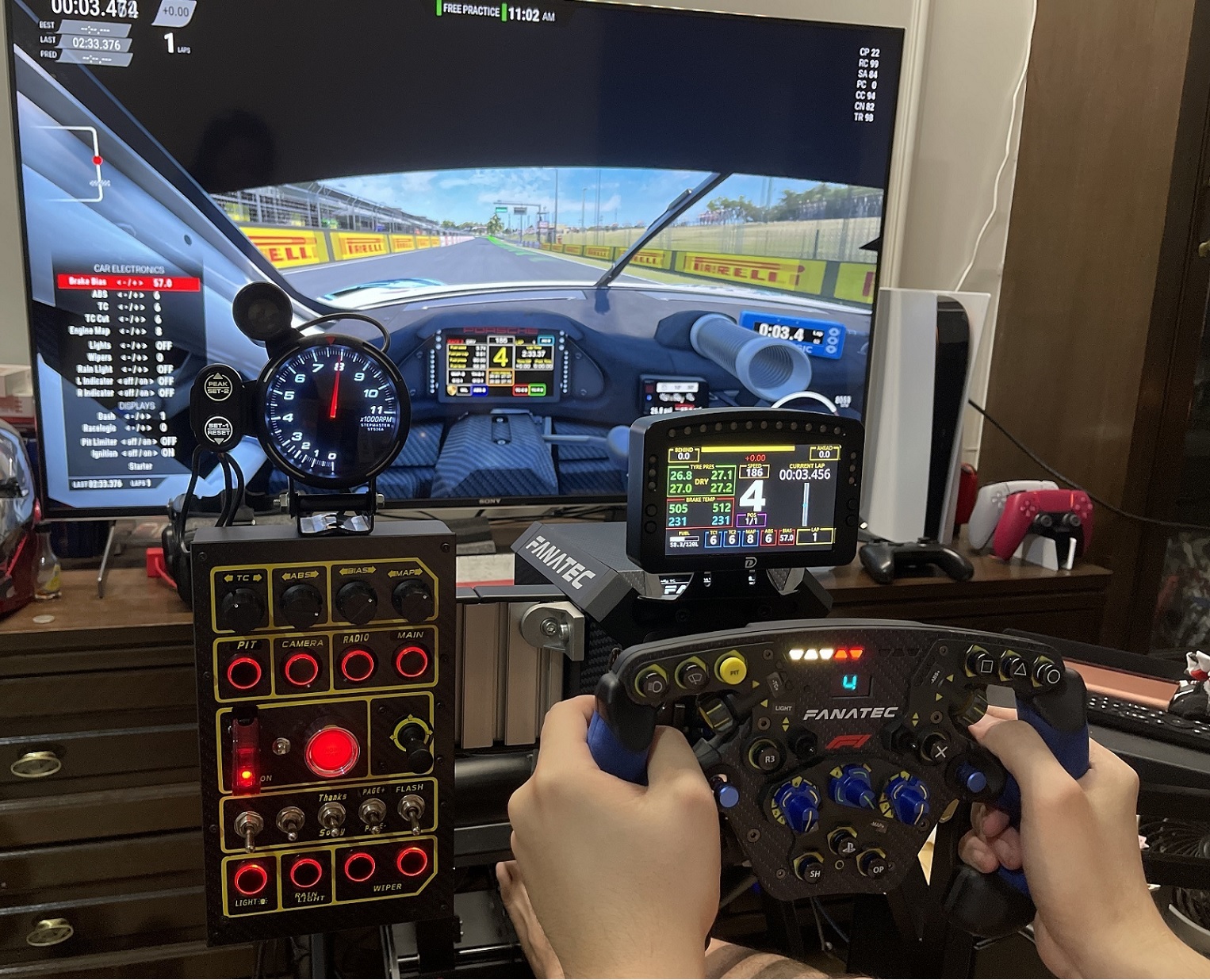 (SIMDID analog racing control) to adapt arbitrary simulators such as Simagic rotech Tuma FANATEC