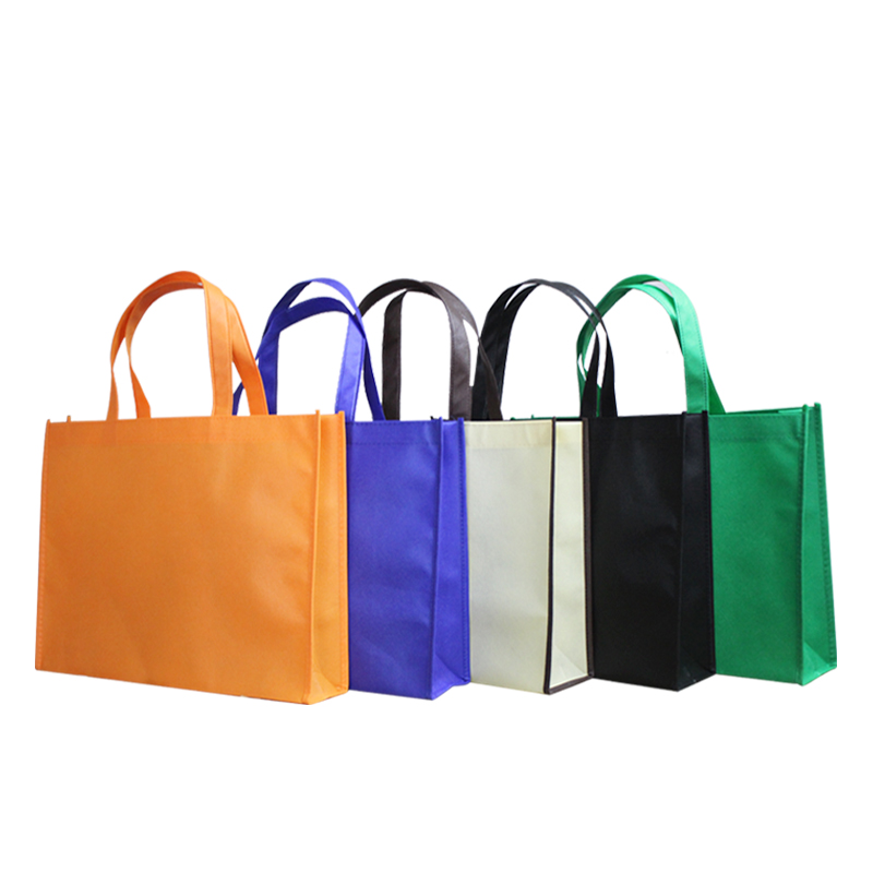 Unwoven cloth bags Handbags set to be made with expedited printable logo bookings for advertising shopping eco-friendly bags Customized
