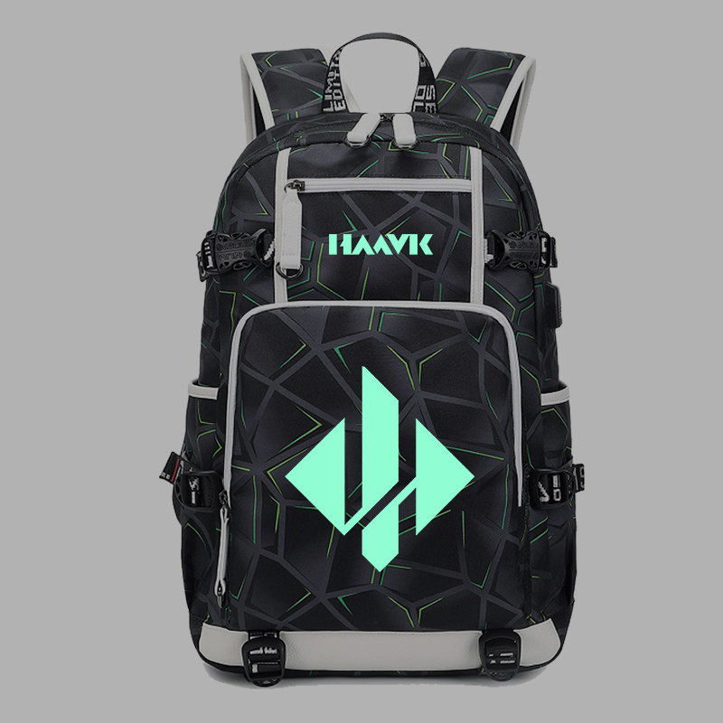 Delta Force Merchandise: Havoc Gti Logo Style Backpack, Large Capacity Student Backpack, New Model