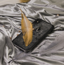 A-grade gray leather eye cowhide Handmade creative for xmax 8plus Xiaomi k30pro phone Case