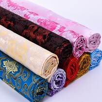 Brocade fabric silk Tang silk satin Chinese style big red quilt dress satin cheongsam fabric