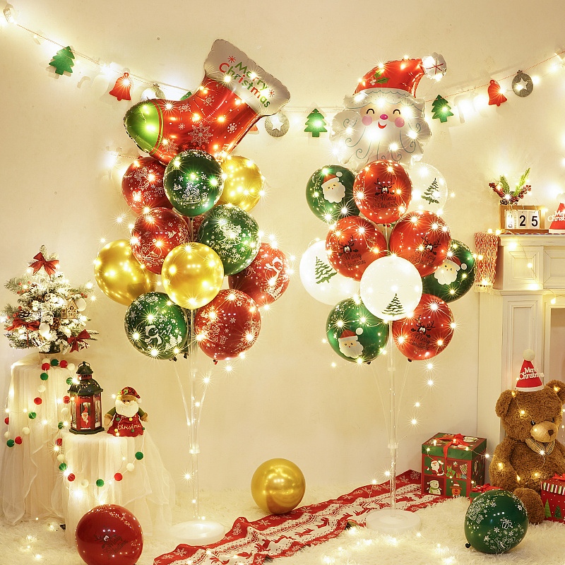 Christmas Decorations Balloon Table Floating Tree Mall Shops Company Home Atmosphere Pendulum Scenes Arrangement Costume props-Taobao