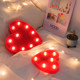 Chinese Valentine's Day LED heart-shaped light proposal arrangement creative supplies decoration ins love glow birthday party light surprise