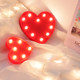 Chinese Valentine's Day LED heart-shaped light proposal arrangement creative supplies decoration ins love glow birthday party light surprise