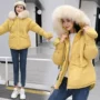 Phần ngắn để khắc phục nữ 2019 mới bùng nổ mùa đông dày eo nhỏ thời trang Hàn Quốc áo khoác cotton rộng - Bông mẫu áo phao nữ đẹp 2020