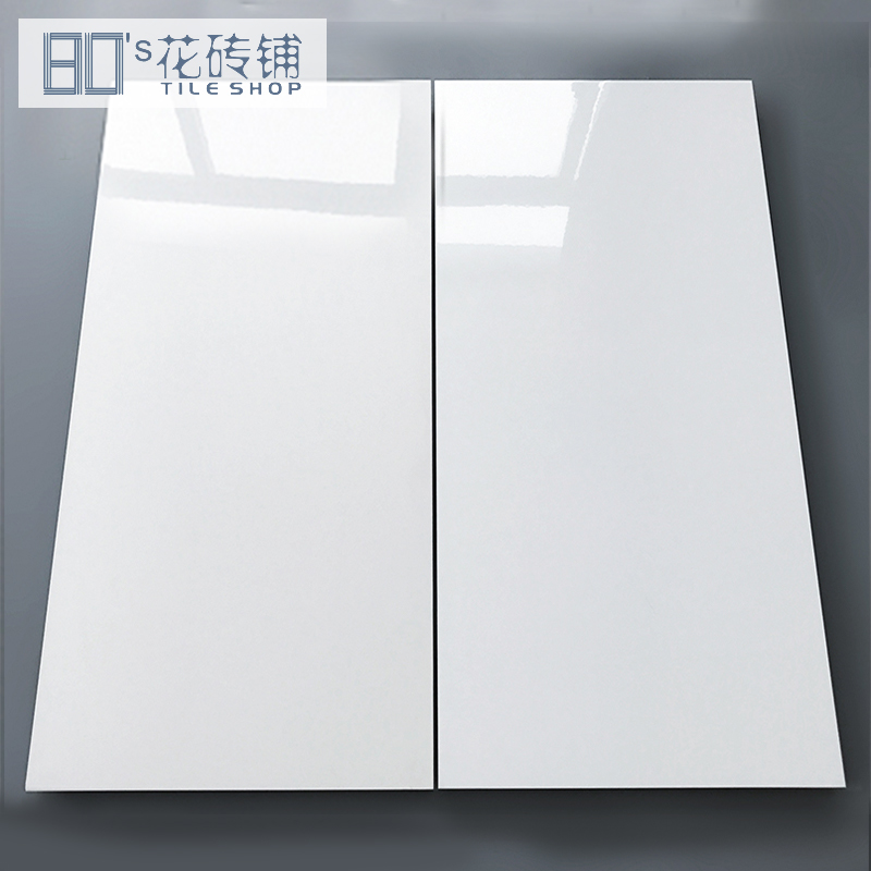 Pure Color Small White Brick Nordic Tile Porcelain Sheet Balcony Kitchen Wall Brick 300x600 Makeup Room Tile