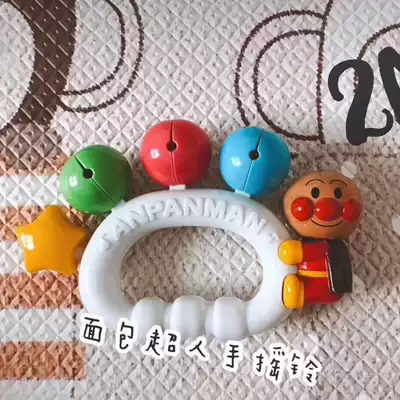 Full 39 ~ cartoon bread big face Superman hand bell baby baby grab stick Bell Bell Bell early education toy