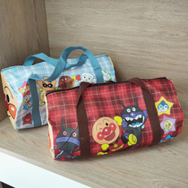 Cartoon Cute Bread Superman Travel Bag Large Capacity Sports Hand Luggage Bag For Travel Light Collection Bag