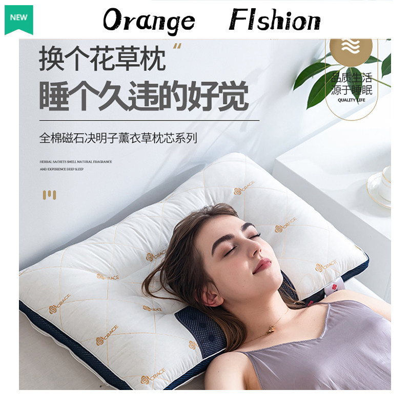 All cotton Mingzi pillow double pair pillow hot list girls sleeping comfortable buckwheat skin cushion cervical pillow