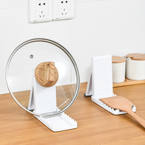 Japanese brand folding pot cover holder pot cover holder multi-purpose pot cover rack kitchen holder pot cover storage rack