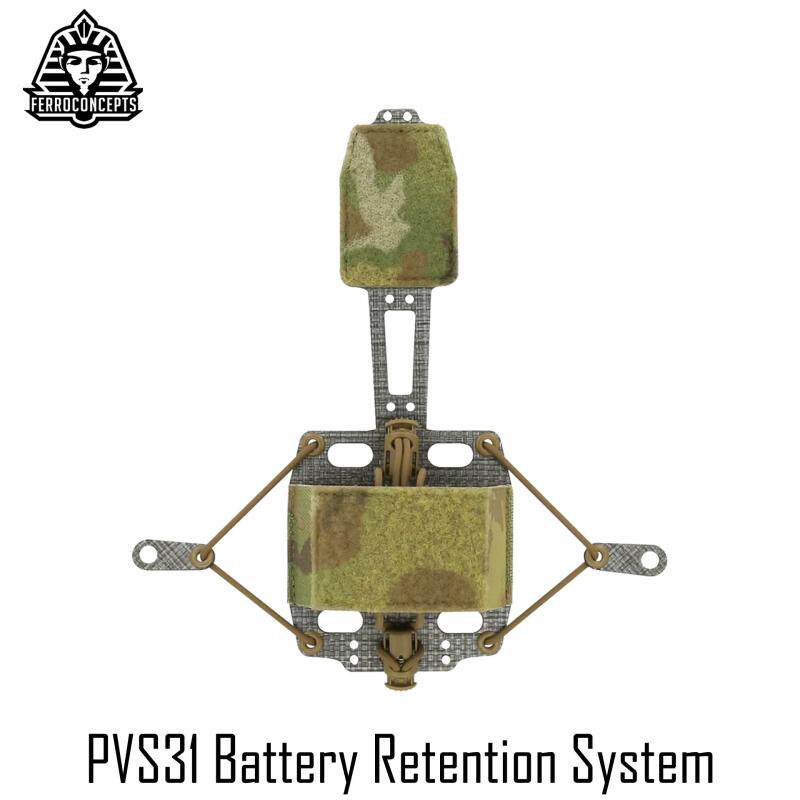 FERRO CONCEPTS PVS31 Battery helmet battery pack weight pack carbon fiber
