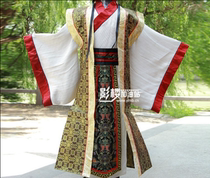 Ancient Dress Palace Improved Hanfus Tang Dynasty Han Dynasty Wang Yehs clothing and TV drama minister officials performed to serve the ancient mens clothing