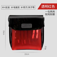 Прозрачные красные ножницы