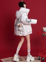 Down cotton jacket 2021 Winter design sense female niche thick coat ins Tide Super fire cotton padded jacket oversize cotton coat