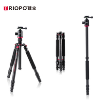 triopo G2808 Cross grain Carbon Fiber Tripod Detachable Monopod Folding Storage Tripod