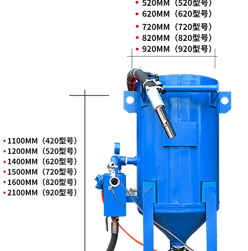 Máy phun cát tự động di động nhỏ phòng phun cát bể phun cát cải tạo cơ khí cát nước áp lực cao phun cát tẩy rỉ sét