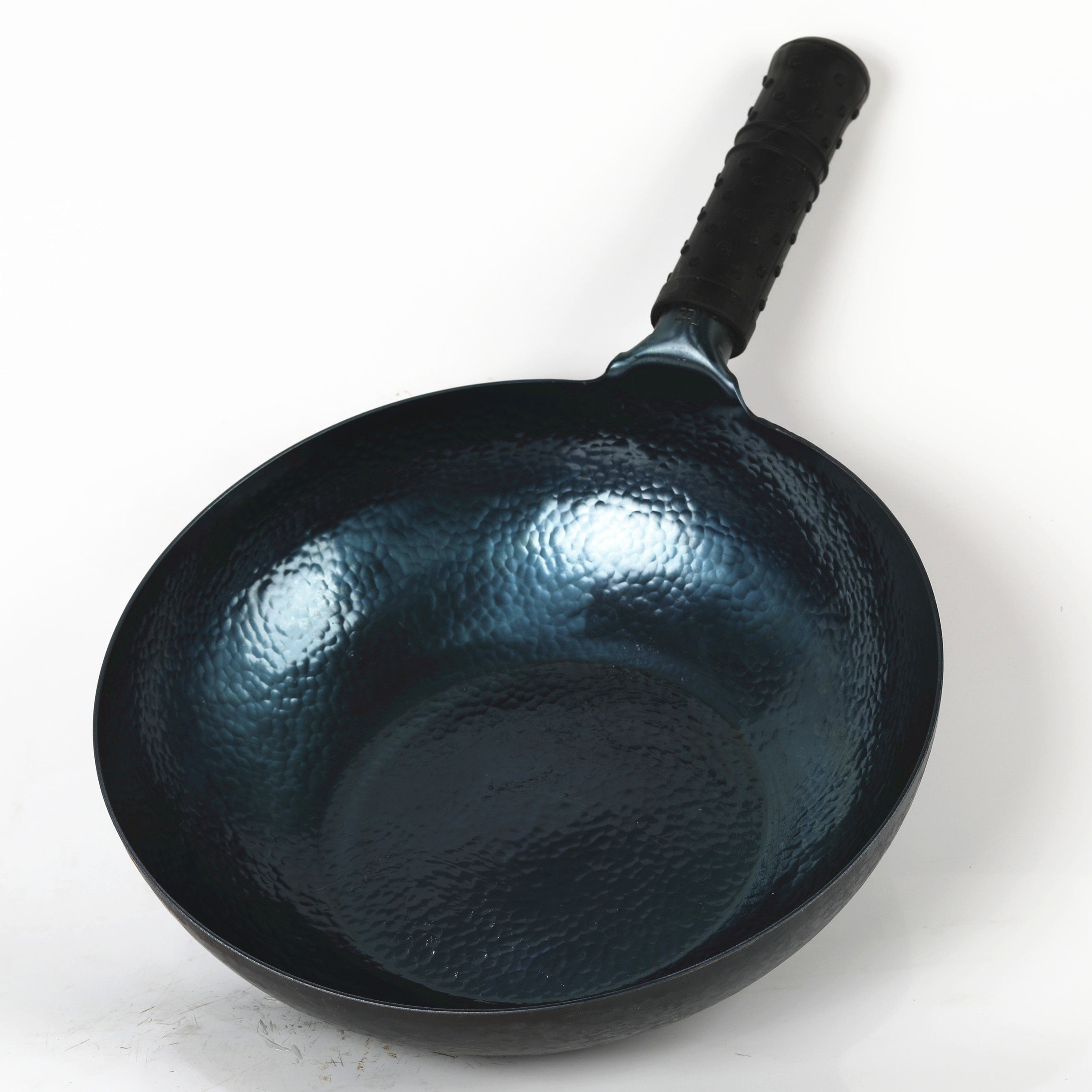 Zhangqiu handmade iron pot Official flagship cooking pot Household flat-bottomed non-stick pot uncoated gas electromagnetic stove universal