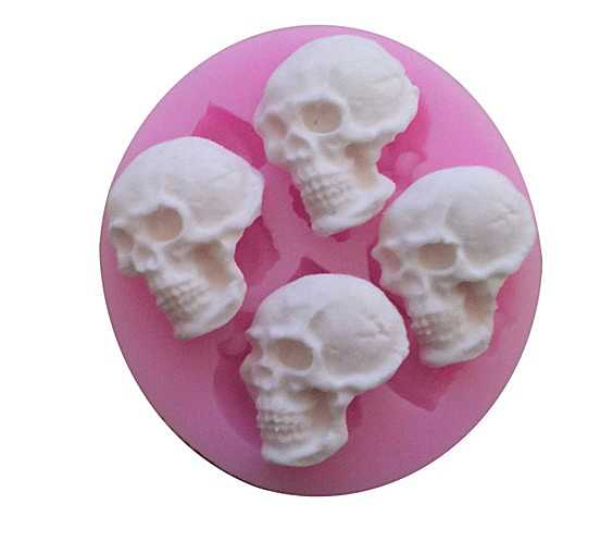 Halloween khoai môn silicone lỏng fondant khuôn nướng bánh trang trí gốm mềm làm đồ trang sức thủ công tự làm khuôn làm bánh cá