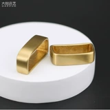 Медный ремень, пряжка, металлические латунные аксессуары ручной работы