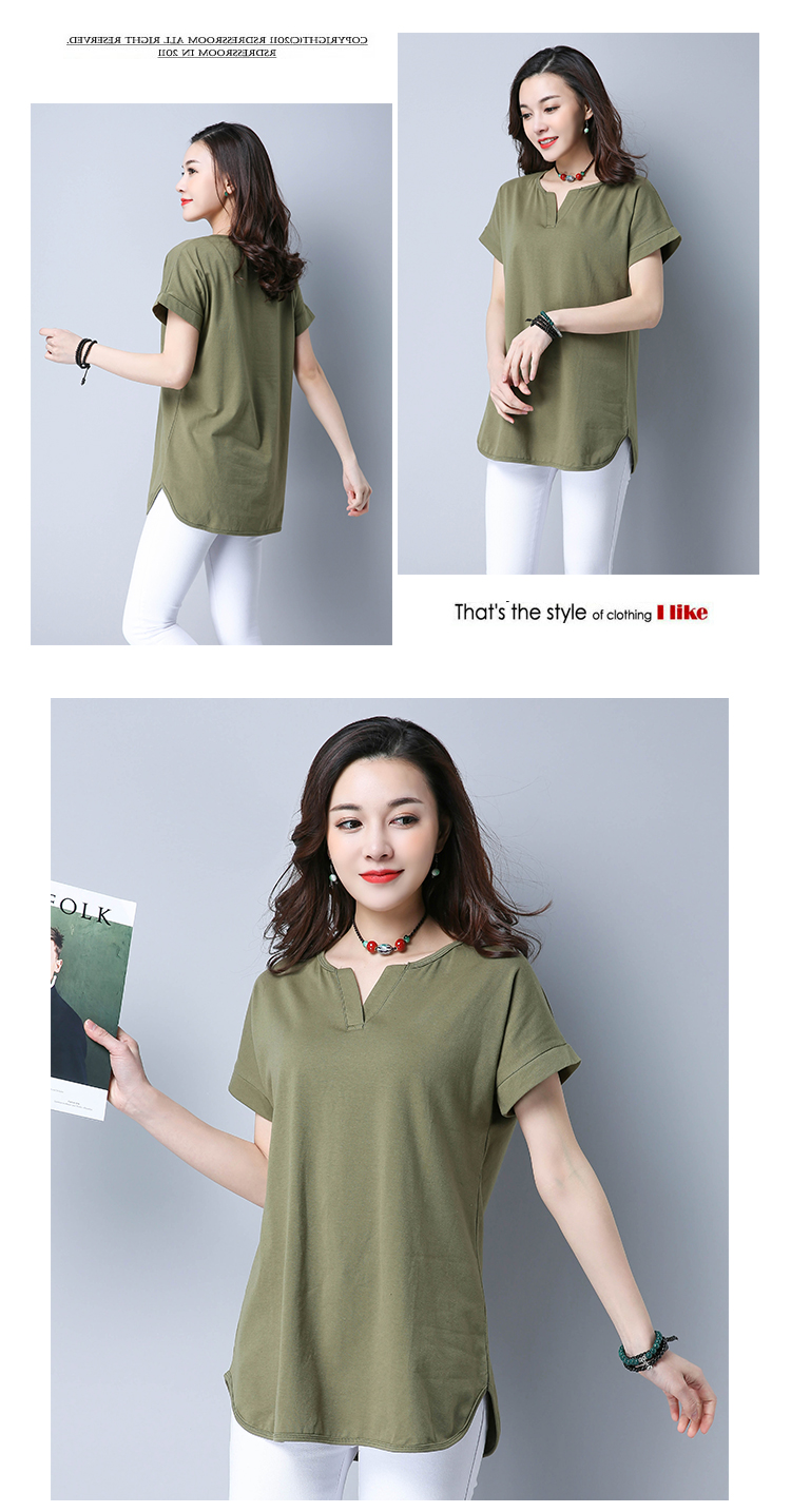 Phụ nữ trung niên của mùa hè ngắn tay T-Shirt nữ chất béo MM kích thước lớn loose bìa belly shirt 30-40 tuổi mẹ quần áo đầm dạ hội trung niên cho người mập