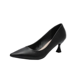 Стюардесса высокие каблуки 2025 г. Новые заостренные пальцы на ногах с тонкими каблуками для карьеры для карьерного офиса, интервью, рабочая обувь для женщин