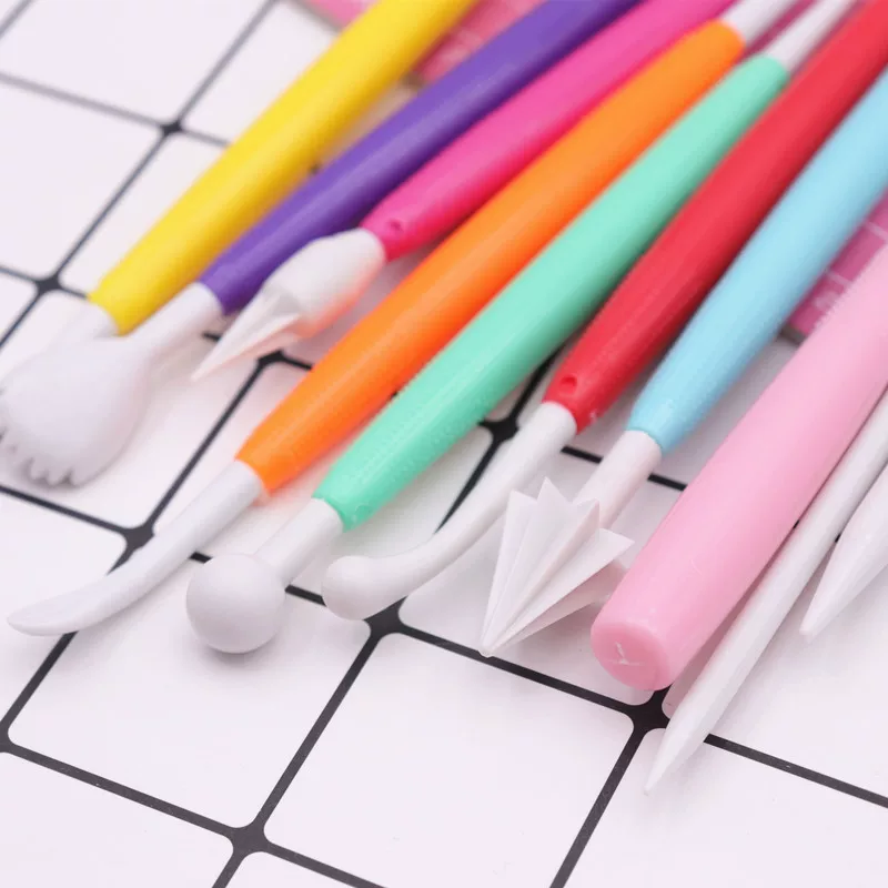 Ultra light base clay, accessories, tools set, 10 pieces, DIY, 10 pieces