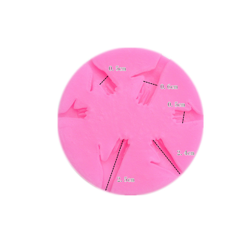 Công cụ đất sét Ultralight tự làm thủ công phụ kiện vật liệu mini tay silicone khuôn lật khuôn cọ - Tự làm khuôn nướng khuôn bánh trung thu rau câu