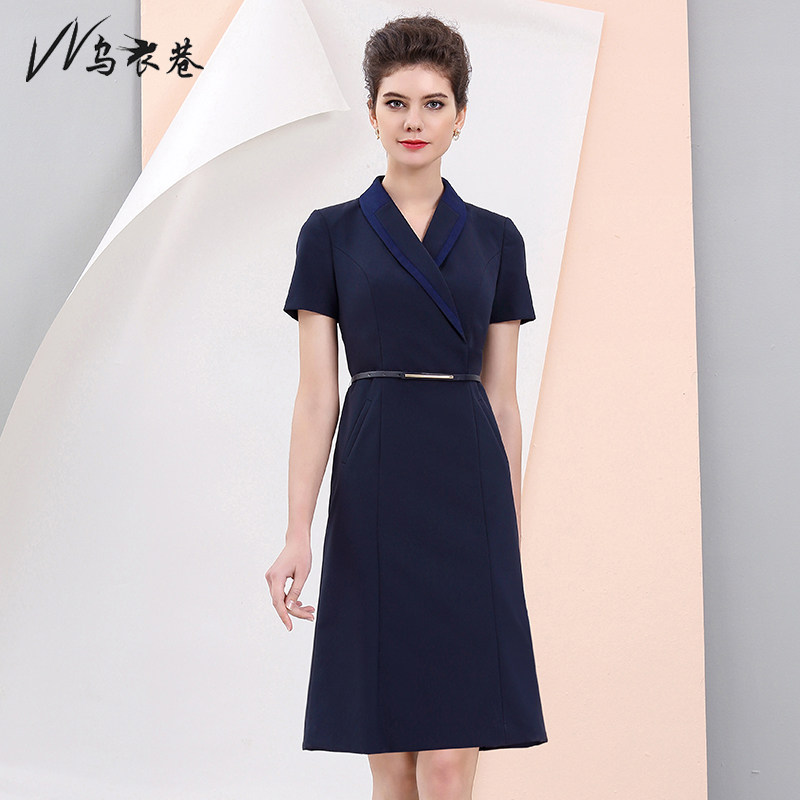 Ouater Alley Suit Skirt Summer Style Fashion Temperament Slim Fit Short Sleeves West Suit Goddess Dress Goddess Van Work Clothes