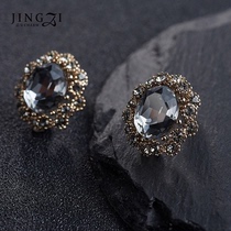 European and American exaggerated stud earrings retro hypoallergenic temperament simple earrings earrings womens wild 2020 new trend small