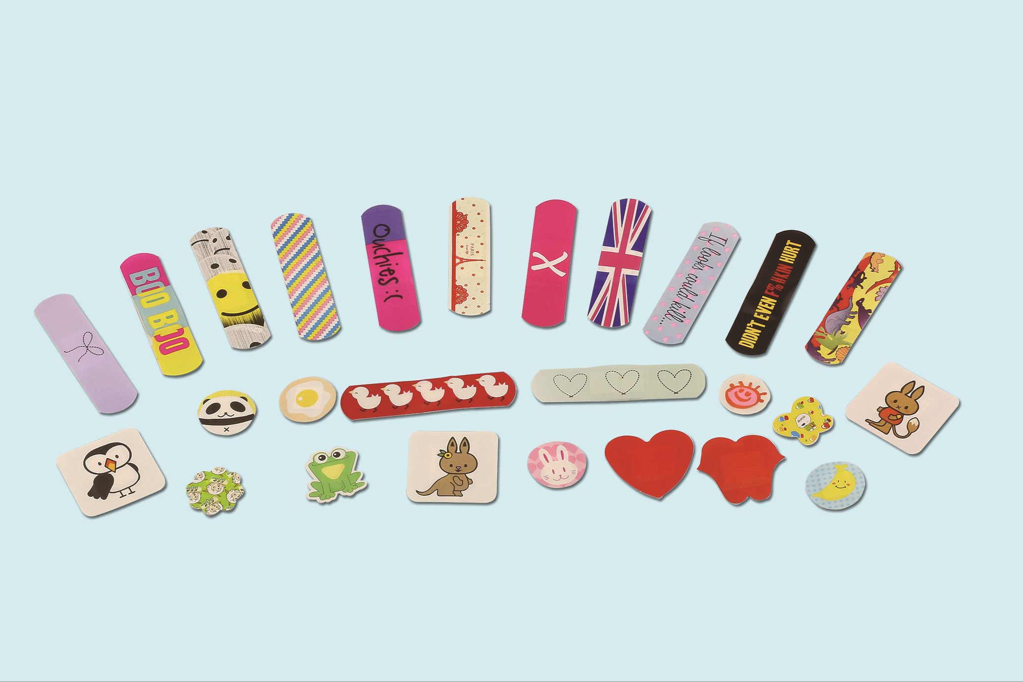 Personality creative OK stretch custom PE PU elastic cloth Non-woven solid color printing can be customized to map