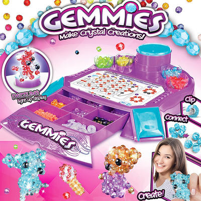 Genuine gemmies Beading Workshop DIY handcrafted Girl beading toys 3D Animal jewelry Supplement pack