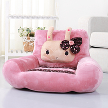Blue castle children cute rabbit seat cartoon sofa children sofa lazy seat plush toy tatami chair