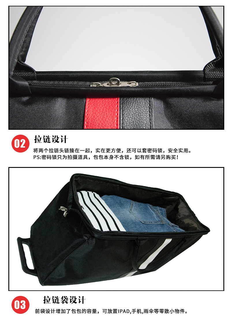 Xe đẩy túi túi du lịch túi nhà công suất lớn túi duffel nam giới và phụ nữ kinh doanh chuyến đi gói sọc thể dục túi xách tay túi du lịch túi du lịch mini