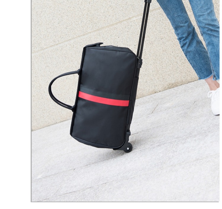 Xe đẩy túi túi du lịch túi nhà công suất lớn túi duffel nam giới và phụ nữ kinh doanh chuyến đi gói sọc thể dục túi xách tay túi du lịch túi du lịch mini