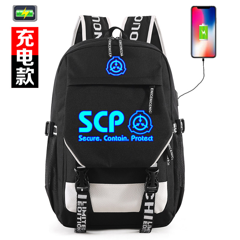 Luminous Foundation School Bag Student Secondary Sick Union Animation Peripheral Backpack Bag Two-dimensional Backpack