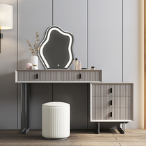 Net red light luxury dressing table modern simple small apartment bedroom model room ins Wind makeup table storage cabinet one