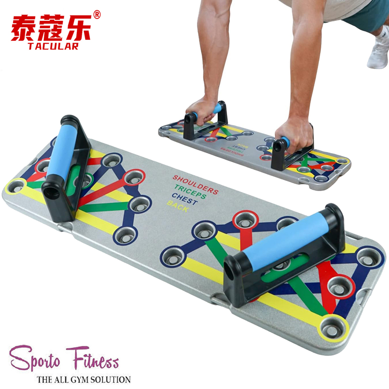 Amazon Foreign Trade Export Integrated Aluminum Alloy Push-Up Board High Load-Bearing Palm Press Fitness Equipment for Men and Women