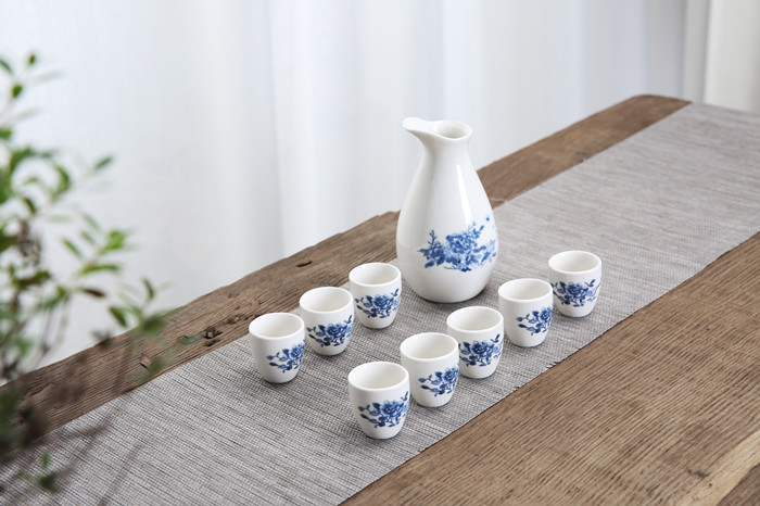 Rượu vang đặt rượu vang trắng rượu mạnh ly nhỏ ly sáng tạo ly rượu vang mát rượu hầm cổ phong cách Nhật Bản - Rượu vang ly uống rượu whisky