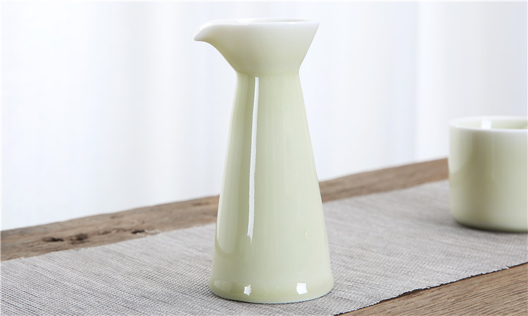 Long Tuyền chai rót rượu vang trắng tách hộ gia đình gốm nhỏ bình hông đơn giản Trung Quốc ấm rượu nóng rượu nóng ly rượu vang mạ vàng