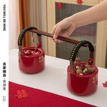 My familys wedding products wedding supplies gold and jade descendants bucket decorative ornaments natal family dowry wedding bucket