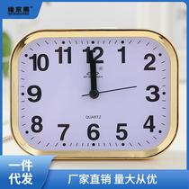 Simple table clock modern quartz clock living room bedside silent desktop dual-purpose elderly clock wall clock table clock